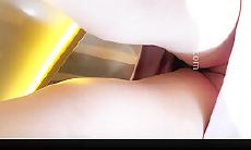 mccd]系列 奶茶店里发现一个穿着包臀裙的网红脸骚货美女骚丁岔开腿扭屁股在男友身上蹭25