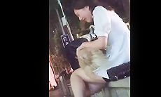 路边女厕公厕全景偷拍连衣裙美女 肥美的一线美鲍鱼