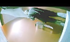 九月最新流出 厕拍大神网红餐厅女厕后拍女食客眼镜小美女尿完不擦就穿裤子了