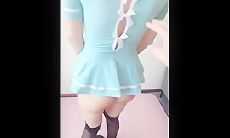 巨乳黑丝美女 屁屁翘起来已经湿了 喜欢吗 喜欢好刺激 在家被小哥无套输出 身材超棒 大奶子浑圆饱满超爱