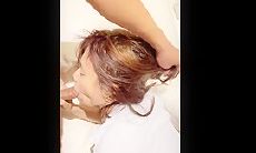 漂亮小母狗 好好给爸爸口 当我的母狗 不可以吐爸爸的鸡吧 吐下去了吗 骚母狗背着男友给主人深喉吃鸡还吞了精液
